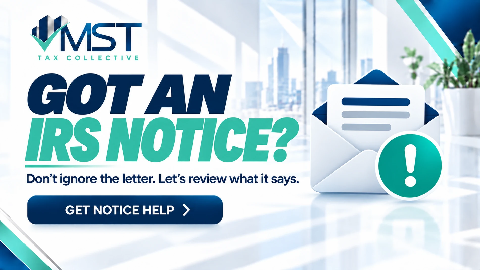 Got an IRS notice? Don't ignore the letter. Let's review what it says.